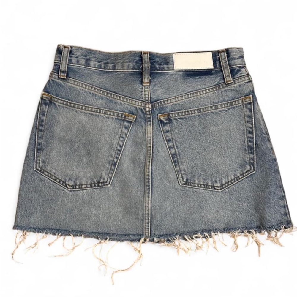 Re/done Blue Denim Jean Skirt Size 26 - Picture 2 of 5